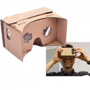 Google LuMen® DIY Karton Virtual Reality 3D-Brille mit NFC für iPhone, Google Nexus 6, Samsung Han