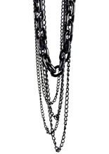 Gothic Halskette Ketten schwarz