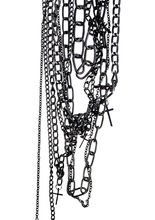 Gothic Halskette Kreuze schwarz