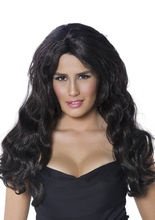 Gothic Manor Engel Perücke schwarz