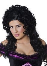 Gothic Manor Gräfin Perücke schwarz