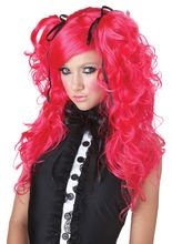 Gothic Puppe Manga Langhaar Zopf Perücke