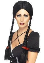 Gothic Schulmädchen Halloween Perücke