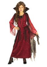 Gothic Vampir Kinder-Kostüm rot