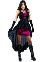 Gothic Vampiress Halloween Ladies Costum