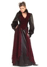 Gothic Vampirin Halloween Damen Kostüm s