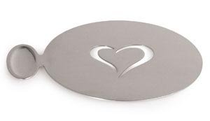 GRAZIE Schaumschablone HERZ