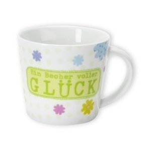 Tasse Voll Glück