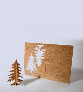 GRUSSKARTEN WEIHNACHTEN 10er SET 3D