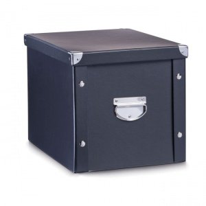 Gr. Box mit Deckel schwarz