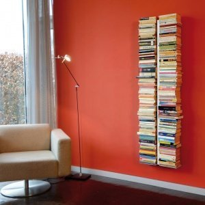 Gr. Bücher-Wandregal Booksbaum 2-reihig