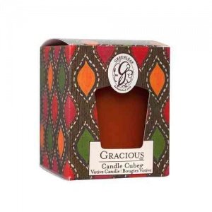 -Gracious- Candle Cube Votive, Greenleaf