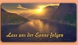 Grafikschild - Berglandschaft - mit indi