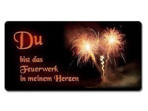 Grafikschild - Feuerwerk - mit Wunschtex