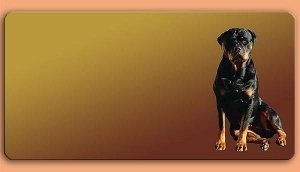 Grafikschild - Rottweiler - mit individu