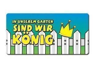 Grafikschild - Zaun - mit individuellem 