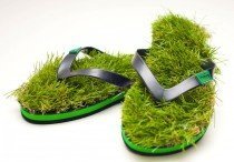 Gras Flip Flops  - Größe 37-39