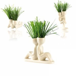 Graskopf Dekofiguren