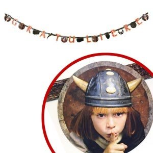 Gratulier-Partykette *Wickie * der Film