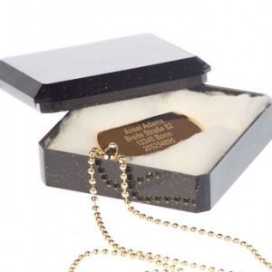 Gravierte Geschenke - Namensplakette (do