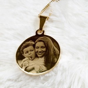 Gravierte Geschenke - Rund 27x27mm (Dopp