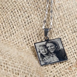 Gravierte Geschenke - Viereck 25x25mm (R