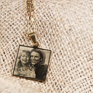 Gravierte Geschenke - Viereck 25x25mm (d