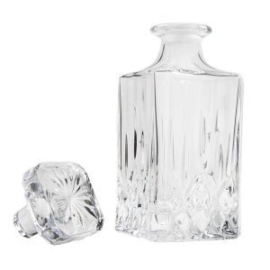 Gravierte Whisky-Karaffe *Bleikristall*