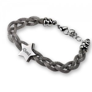 Gravur-Armband ´´Star´´ aus Edelstahl
