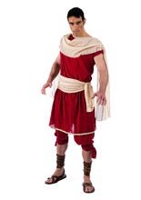 Greek Costume Ancient Times red-creme