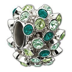 Green Loose Pavé Bead