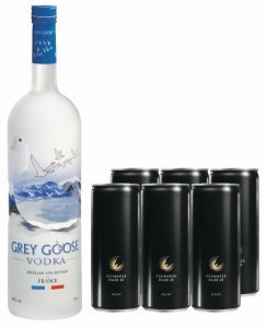 Grey Goose Vodka 0,7 l & Schwarze Dose (