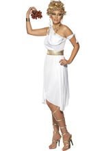 Griechische Göttin Kostüm weiss-gold
