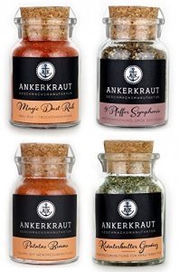 Grill Gewürz Set, 4 Gewürze