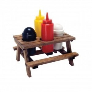 Grill-Set Picnic Table