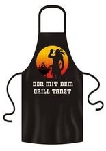 Grillschürze Der mit dem Grill tanzt