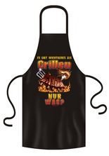 Grillschürze Es gibt wichtigeres als Gri