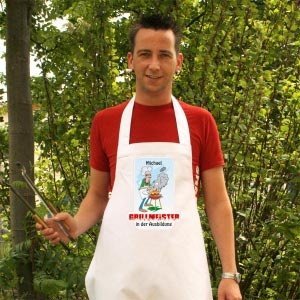 Grillschürze *Grillmeister in der Ausbil