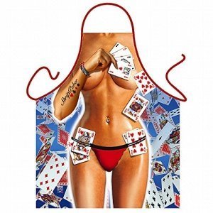 Grillschürze Strip Poker Girl