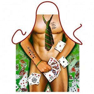 Grillschürze Strip Poker Man