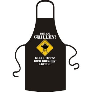 Grillschürze `bin am Grillen`