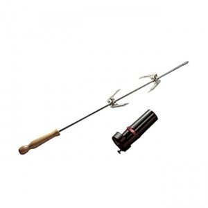 Grillspieß mit Batterie-Motor