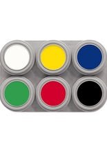 Grimas Aqua Make-Up Schmink-Palette 6 Fa