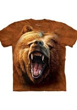 Grizzly Growl Face The Mountain T-Shirt
