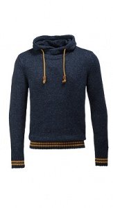 Grobstrick Kapuzen-Pulli