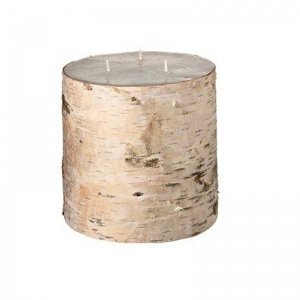 Große Birkenkerze mit 3 Dochten