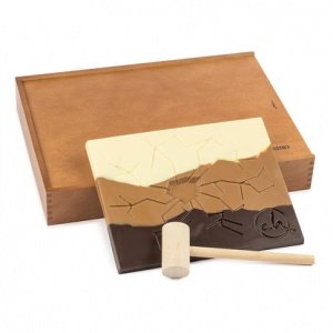 Große ChocoScheibe mit Hammer