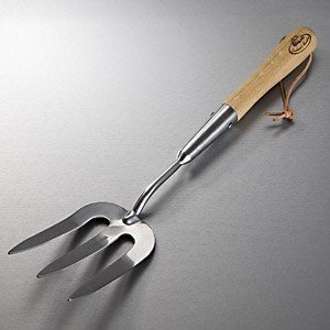 Große Hand-Harke und -Gabel aus Edelstah