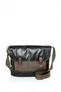 Große Textil-Schultertasche