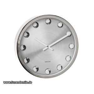Große Wanduhr von Karlsson - Big Diamnon